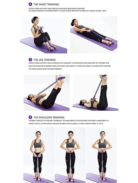 Yoga Pedal Puller Resistance Band Fitness Equipment