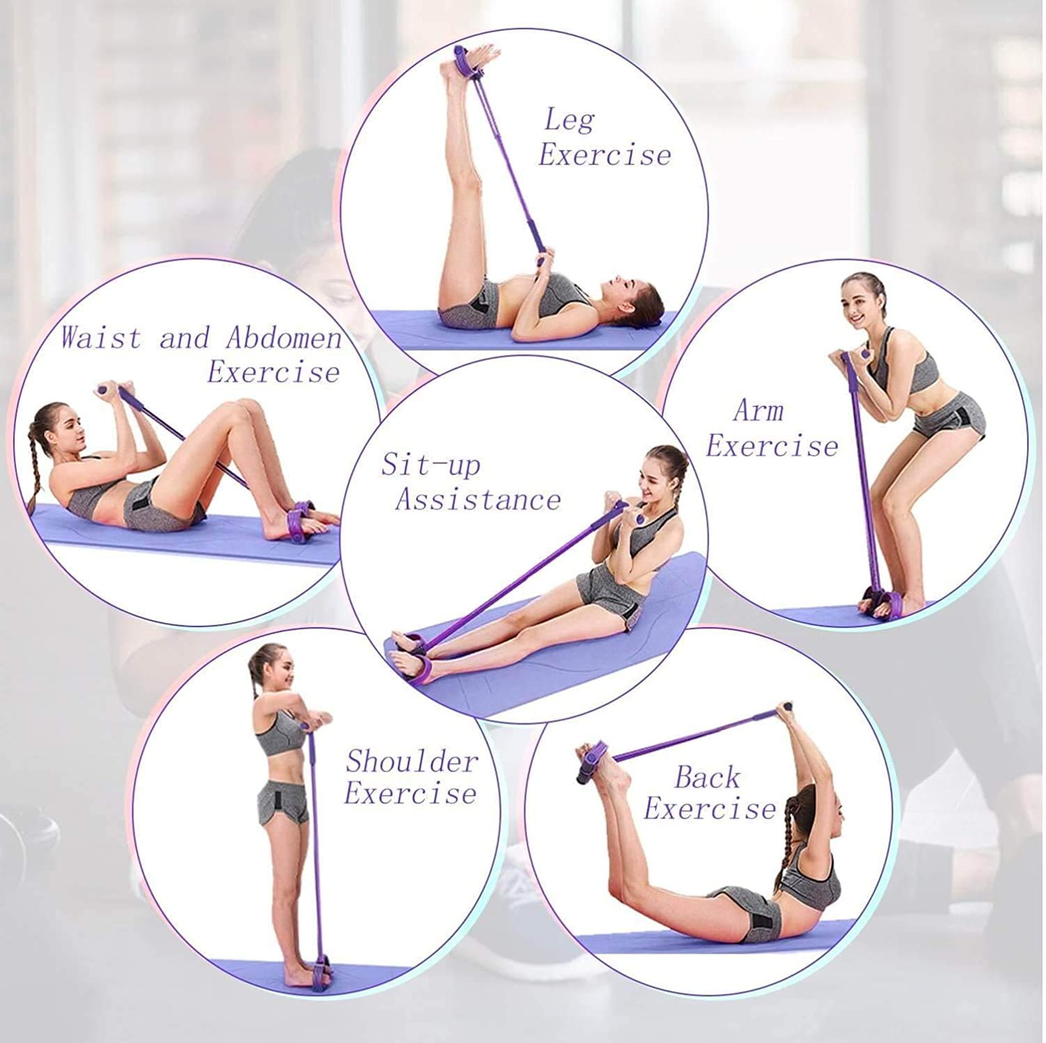 Yoga Pedal Puller Resistance Band Fitness Equipment